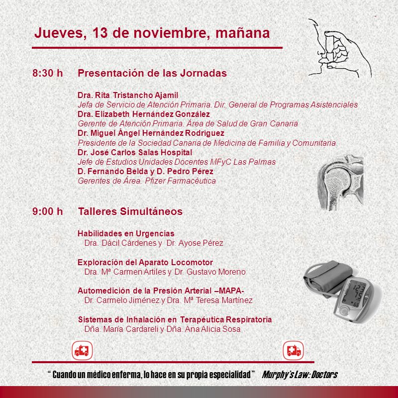 Jueves, 13 de noviembre, mañana