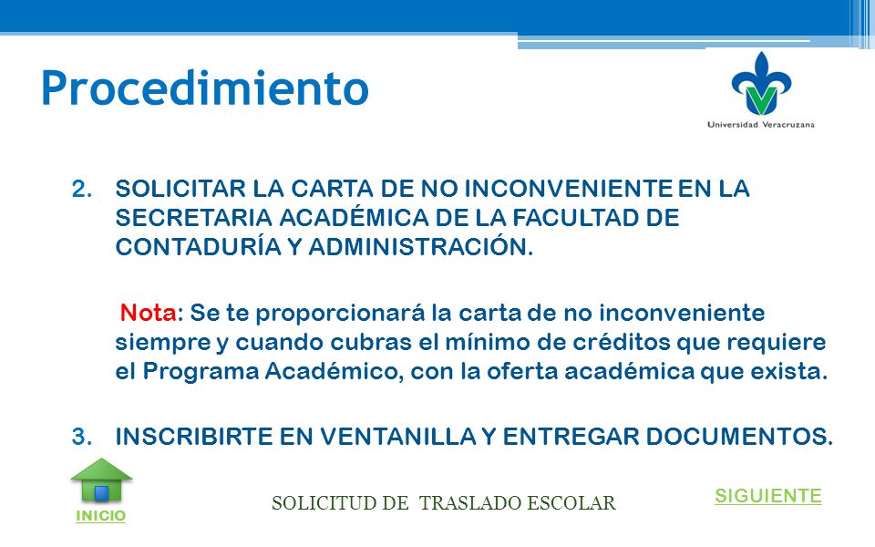 SOLICITUD DE TRASLADO ESCOLAR