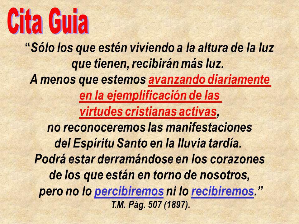 Cita Guia Sólo los que estén viviendo a la altura de la luz