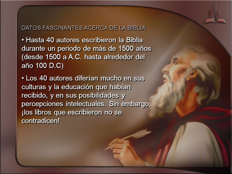 DATOS FASCINANTES ACERCA DE LA BIBLIA