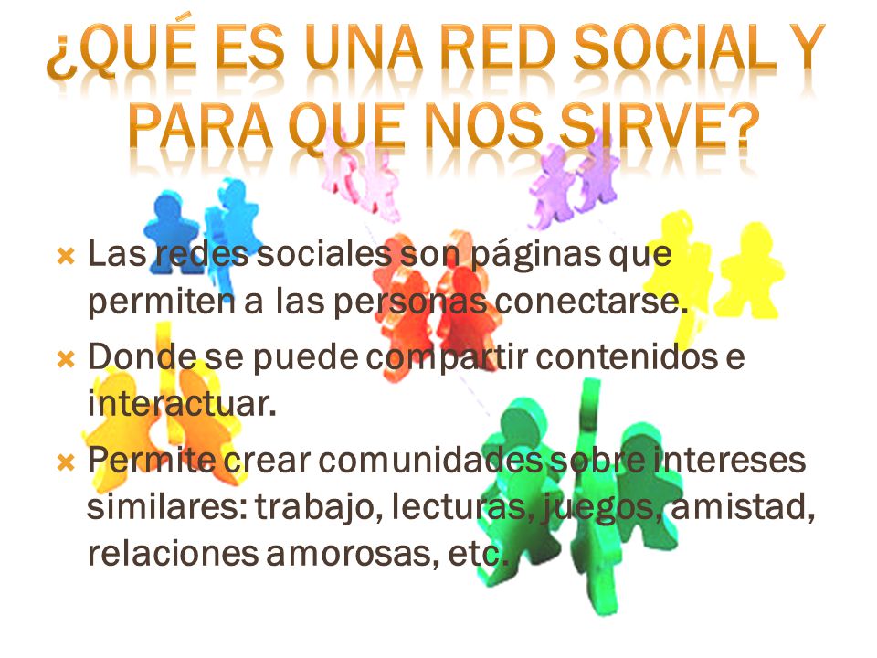 ¿Qué es una red social y para que nos sirve