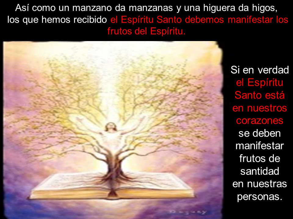 Así como un manzano da manzanas y una higuera da higos,