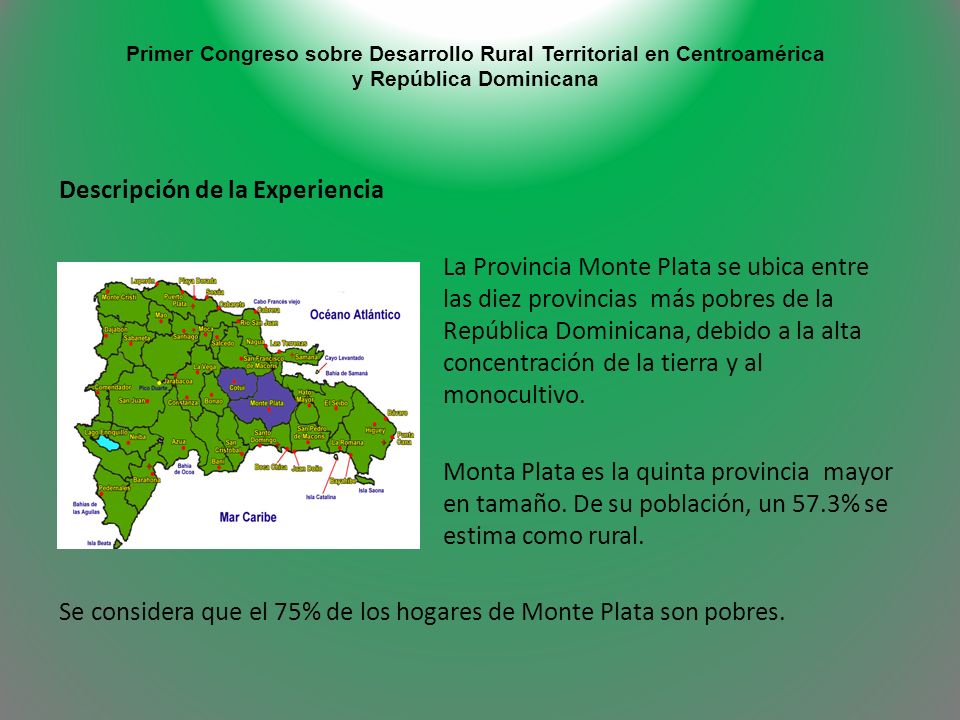 Primer Congreso sobre Desarrollo Rural Territorial en Centroamérica y República Dominicana