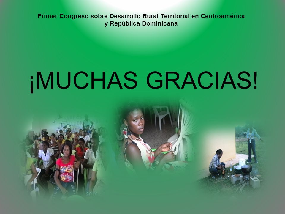 Primer Congreso sobre Desarrollo Rural Territorial en Centroamérica y República Dominicana