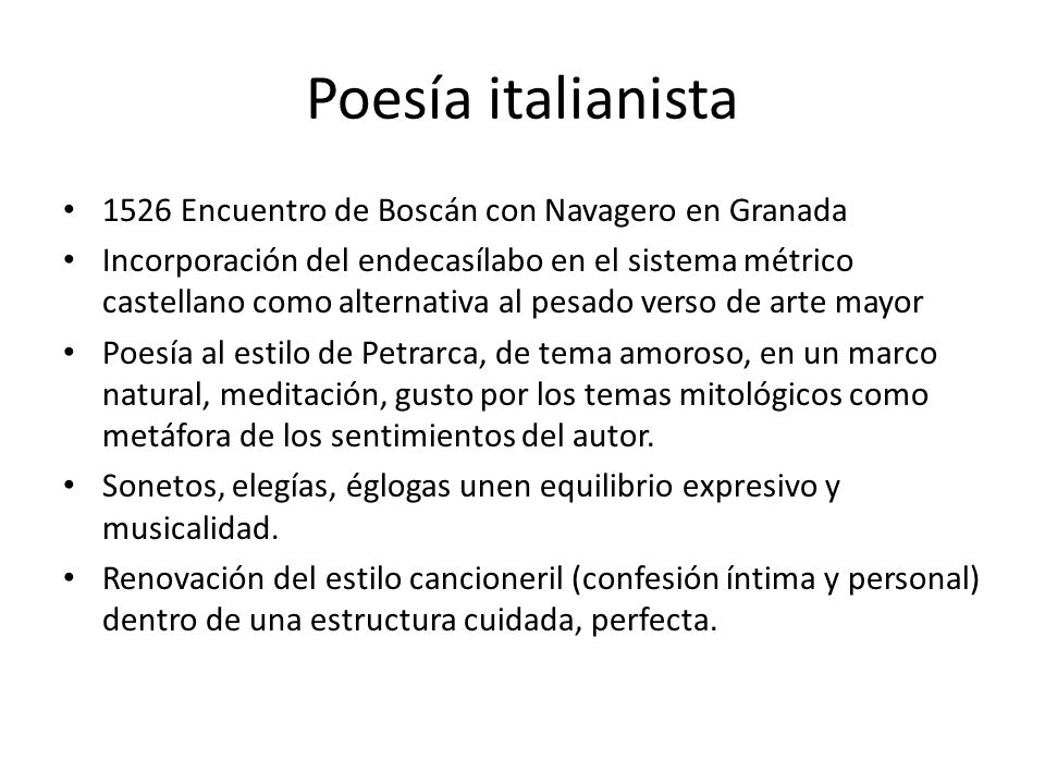 Poesía italianista 1526 Encuentro de Boscán con Navagero en Granada