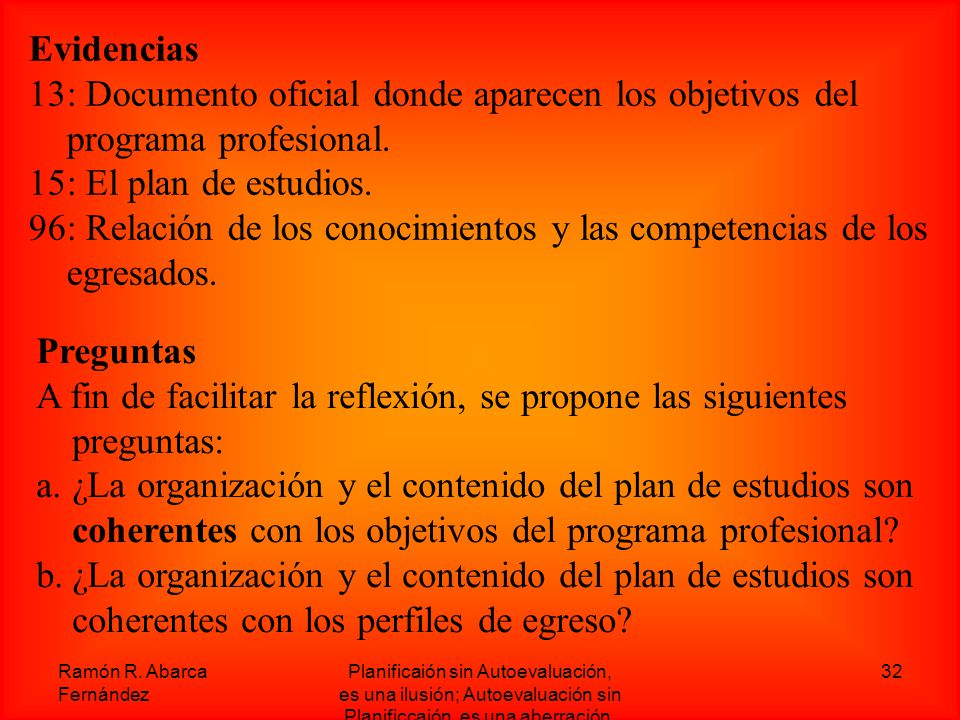 96: Relación de los conocimientos y las competencias de los egresados.