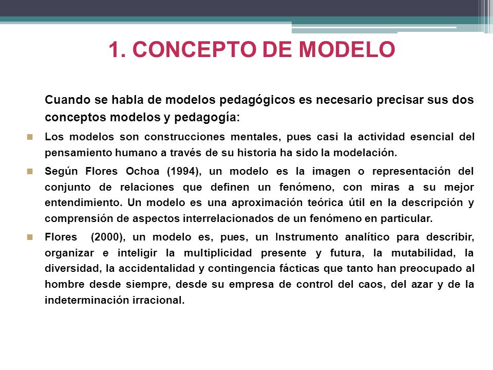 ESTRUCTURA DEL TALLER Concepto de Modelo Modelo Pedagógico - ppt video  online descargar