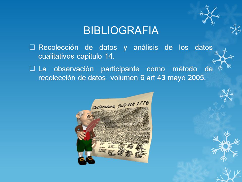 BIBLIOGRAFIA Recolección de datos y análisis de los datos cualitativos capitulo 14.