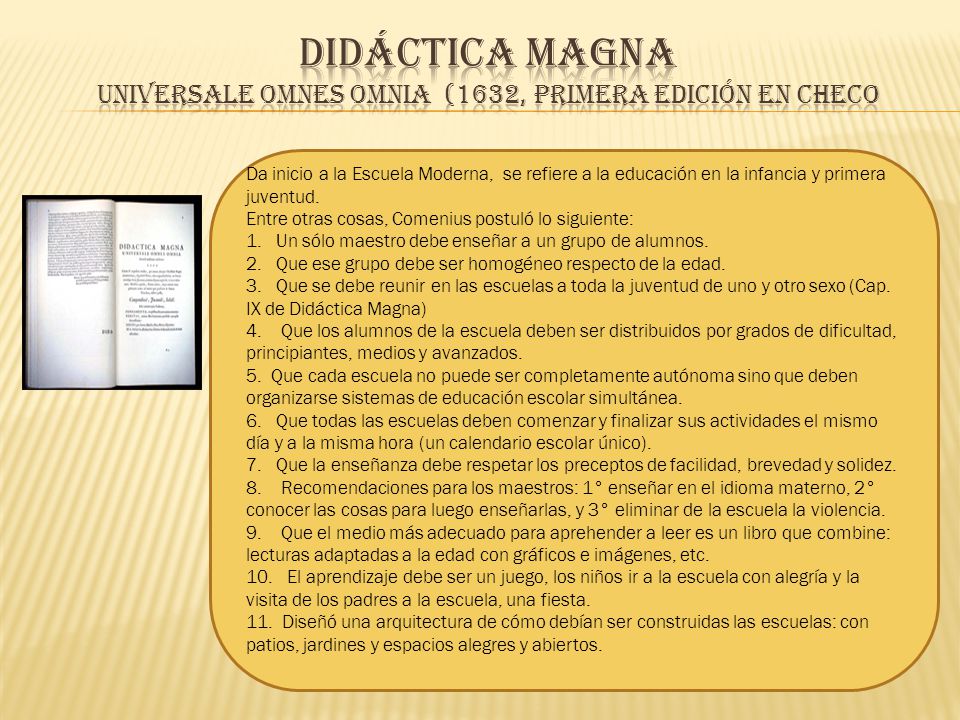 Didáctica Magna Universale omnes omnia (1632, primera edición en checo