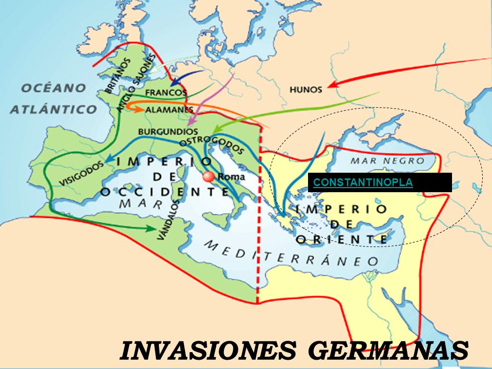 INVASIONES GERMANAS CONSTANTINOPLA