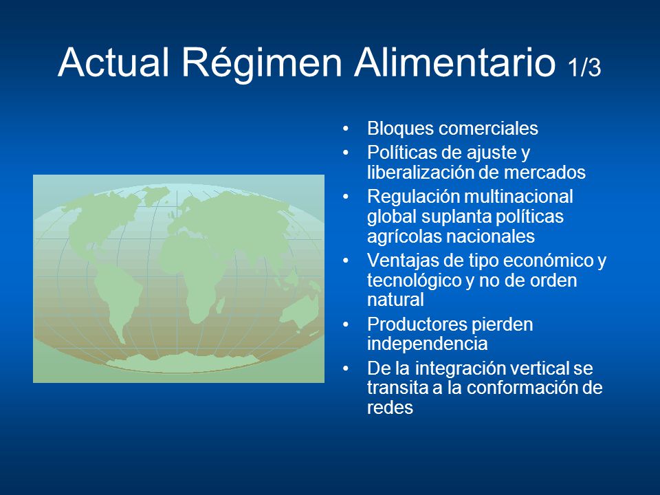 Actual Régimen Alimentario 1/3