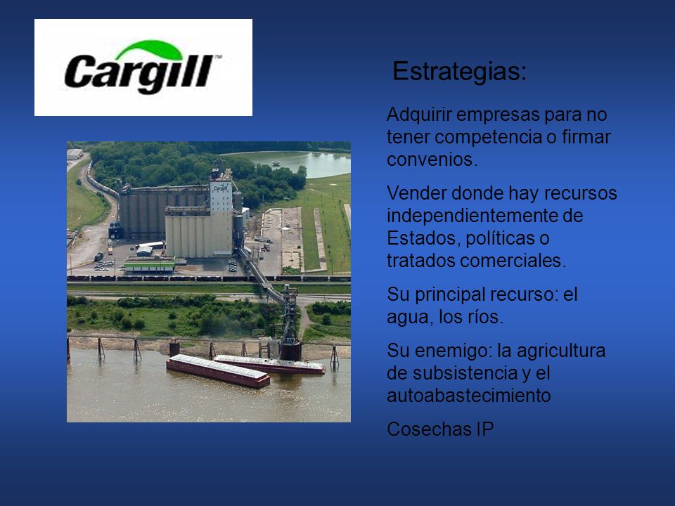 Estrategias: Adquirir empresas para no tener competencia o firmar convenios.