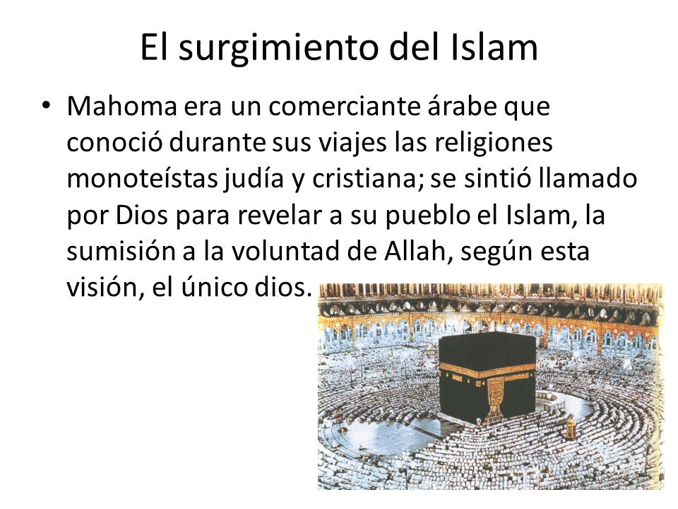 El surgimiento del Islam