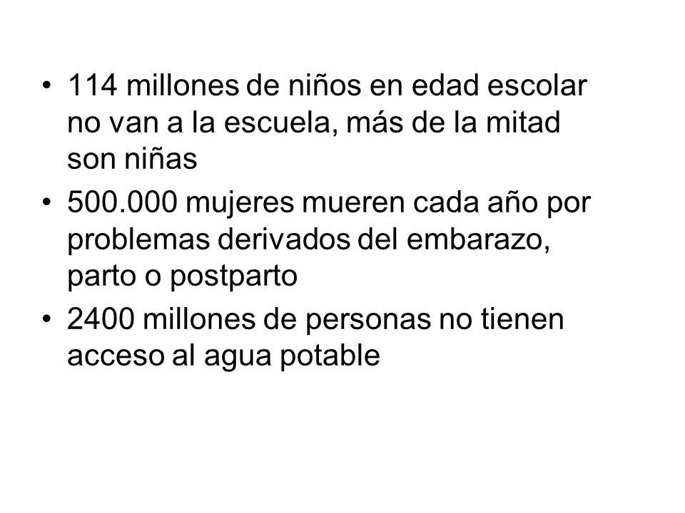 114 millones de niños en edad escolar no van a la escuela, más de la mitad son niñas