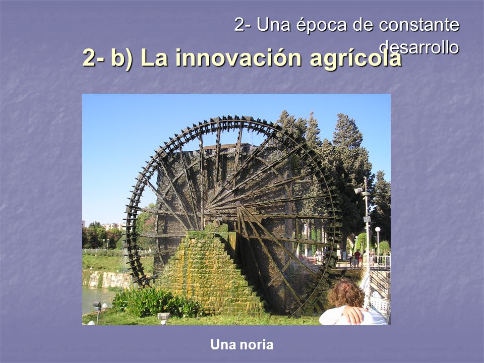 2- b) La innovación agrícola