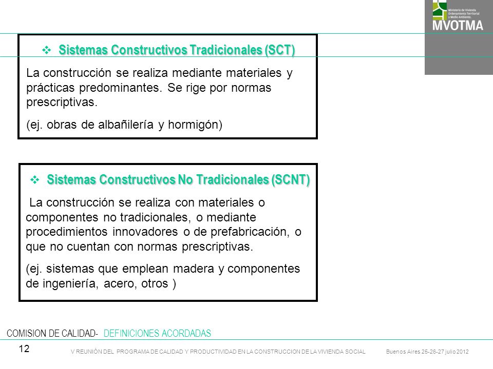 Sistemas Constructivos Tradicionales (SCT)