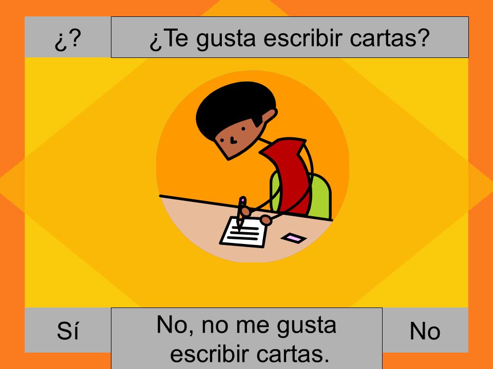 ¿Te gusta escribir cartas