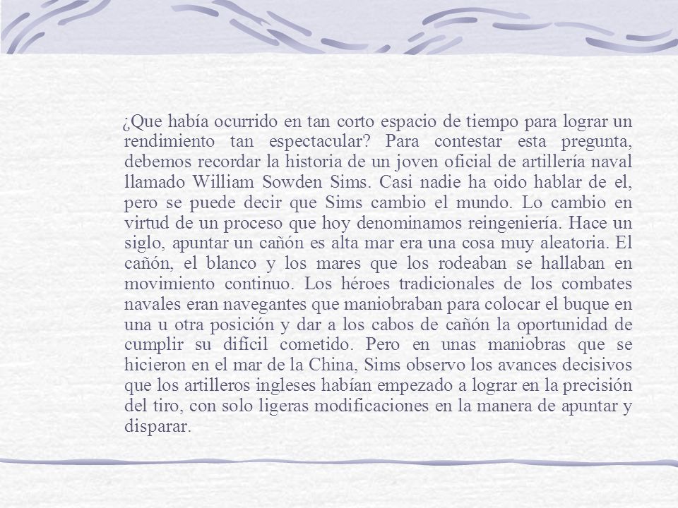 ¿Que había ocurrido en tan corto espacio de tiempo para lograr un rendimiento tan espectacular.