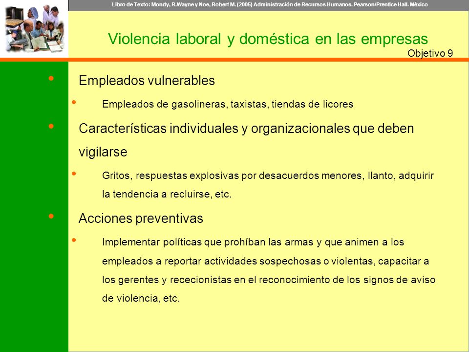 Violencia laboral y doméstica en las empresas