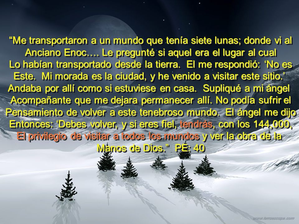 Me transportaron a un mundo que tenía siete lunas; donde vi al