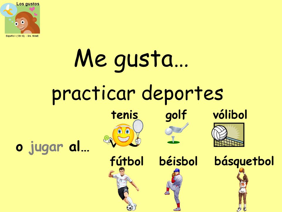 Español I (’09-10) - Sra. MdeE