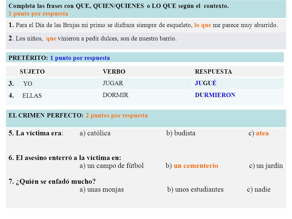 2. Los niños, que vinieron a pedir dulces, son de nuestro barrio.
