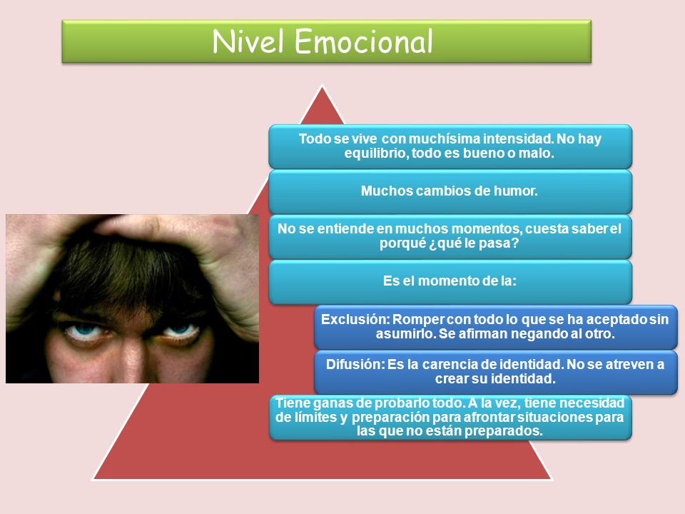 Muchos cambios de humor.