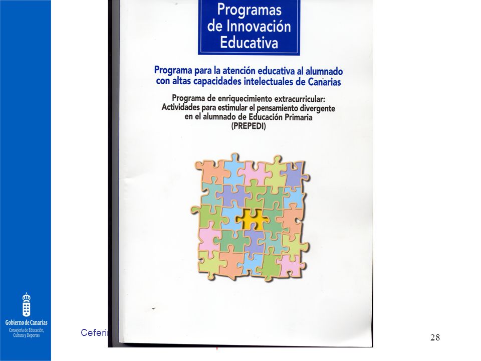 Ceferino Artiles Primeras Jornadas Nacionales sobre escuela y superdotación.Barcelona 2006