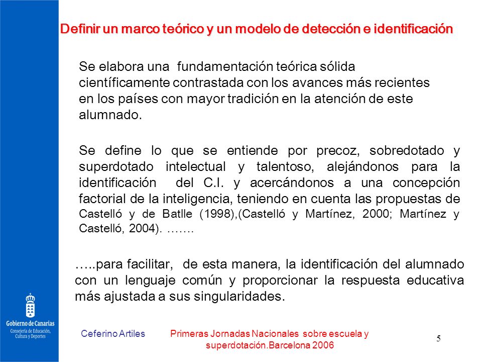 Definir un marco teórico y un modelo de detección e identificación