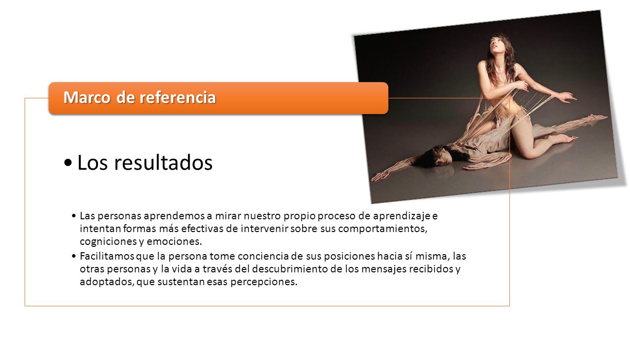 Los resultados Marco de referencia