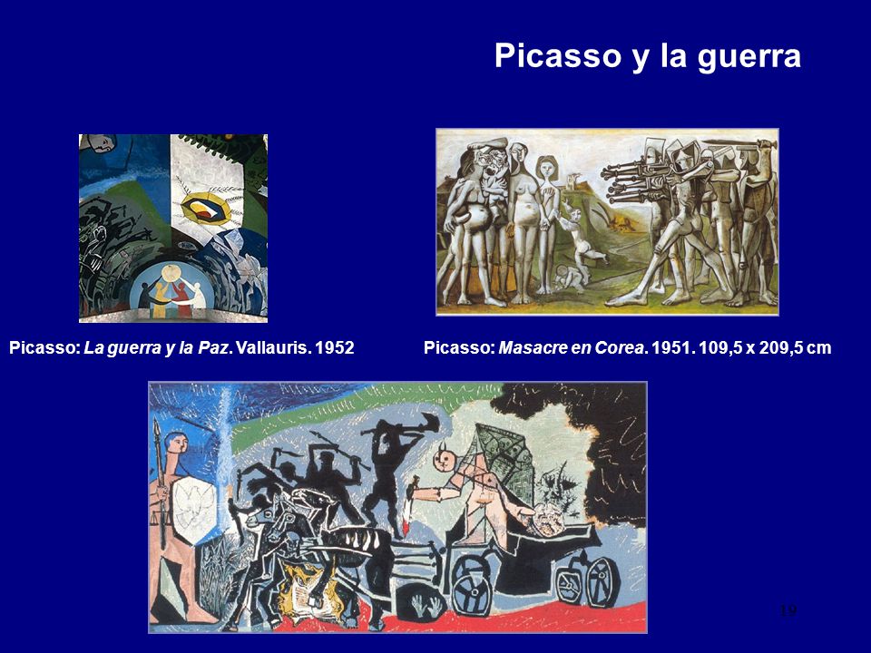 Picasso y la guerra Picasso: La guerra y la Paz. Vallauris. 1952