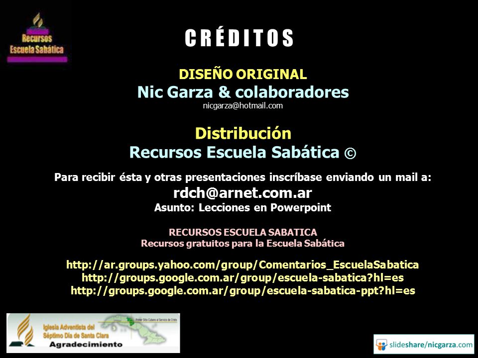 C R É D I T O S Nic Garza & colaboradores Distribución
