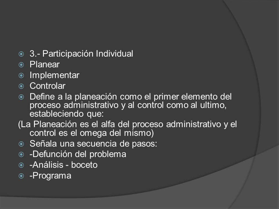 3.- Participación Individual