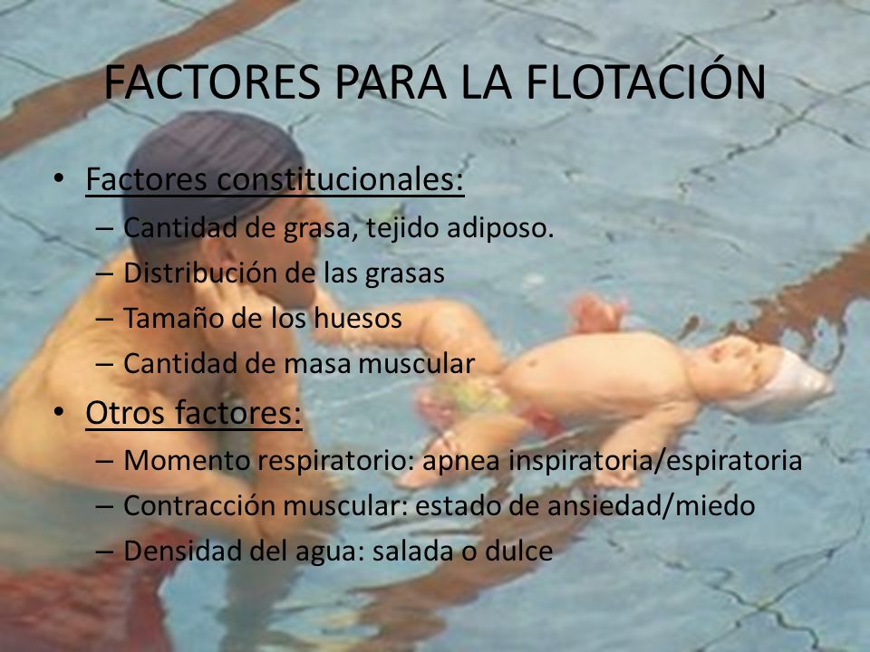 FACTORES PARA LA FLOTACIÓN