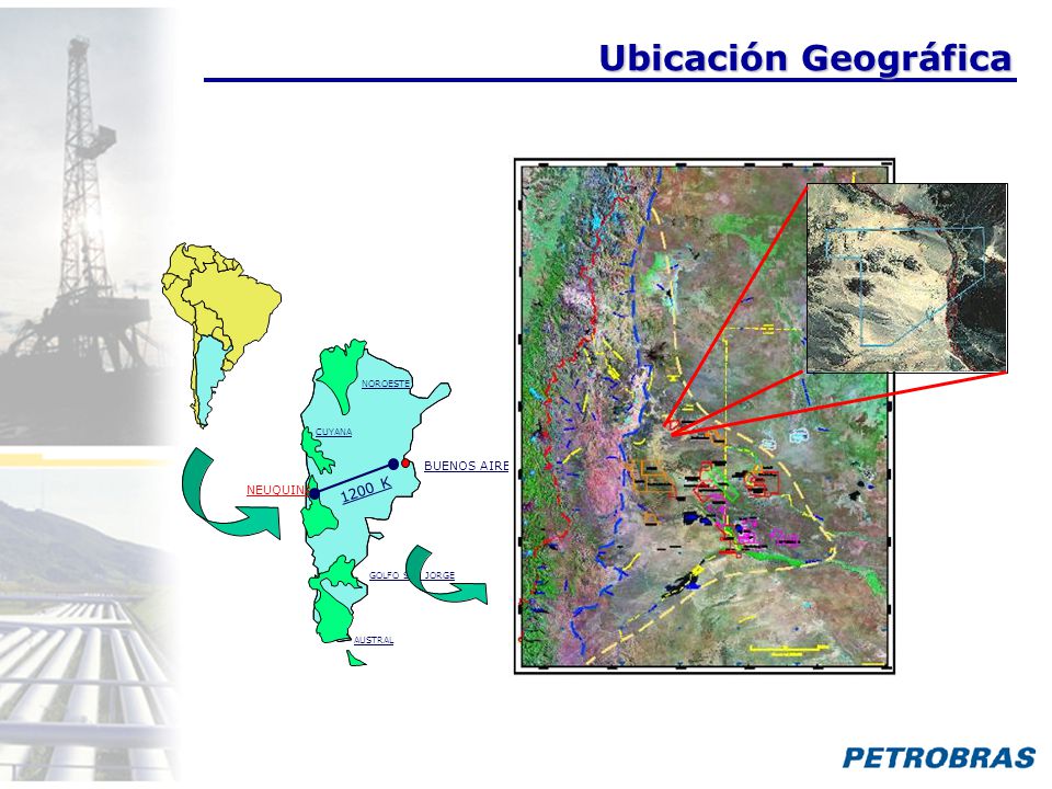 Ubicación Geográfica NOROESTE. CUYANA. NEUQUINA. GOLFO SAN JORGE. AUSTRAL. BUENOS AIRES K.