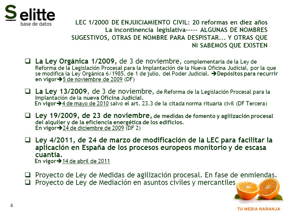 Proyecto de Ley de Mediación en asuntos civiles y mercantiles