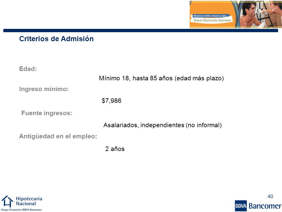 Características Financieras