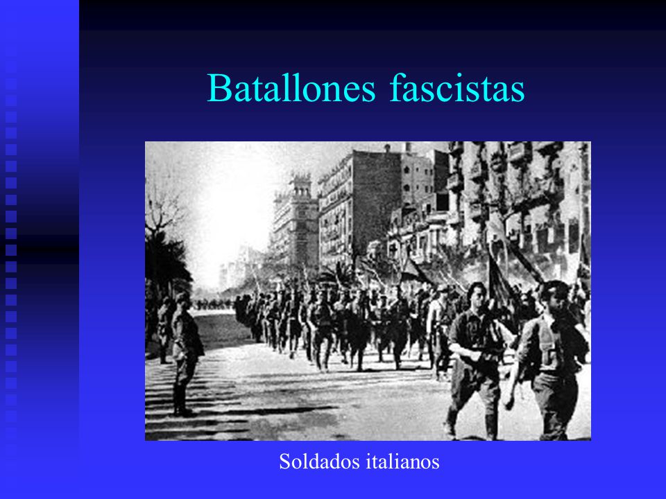 Batallones fascistas Soldados italianos
