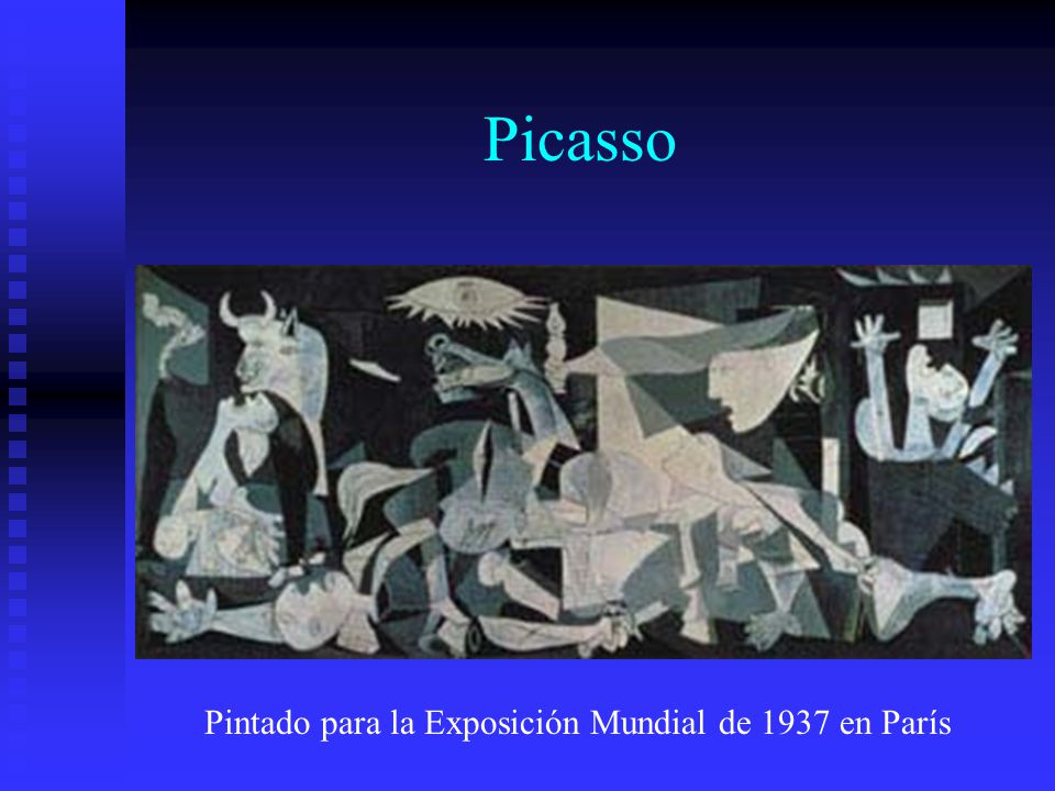 Picasso Pintado para la Exposición Mundial de 1937 en París