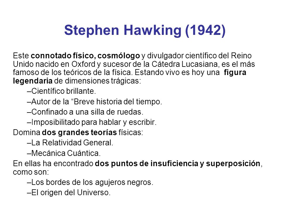 Stephen Hawking (1942)