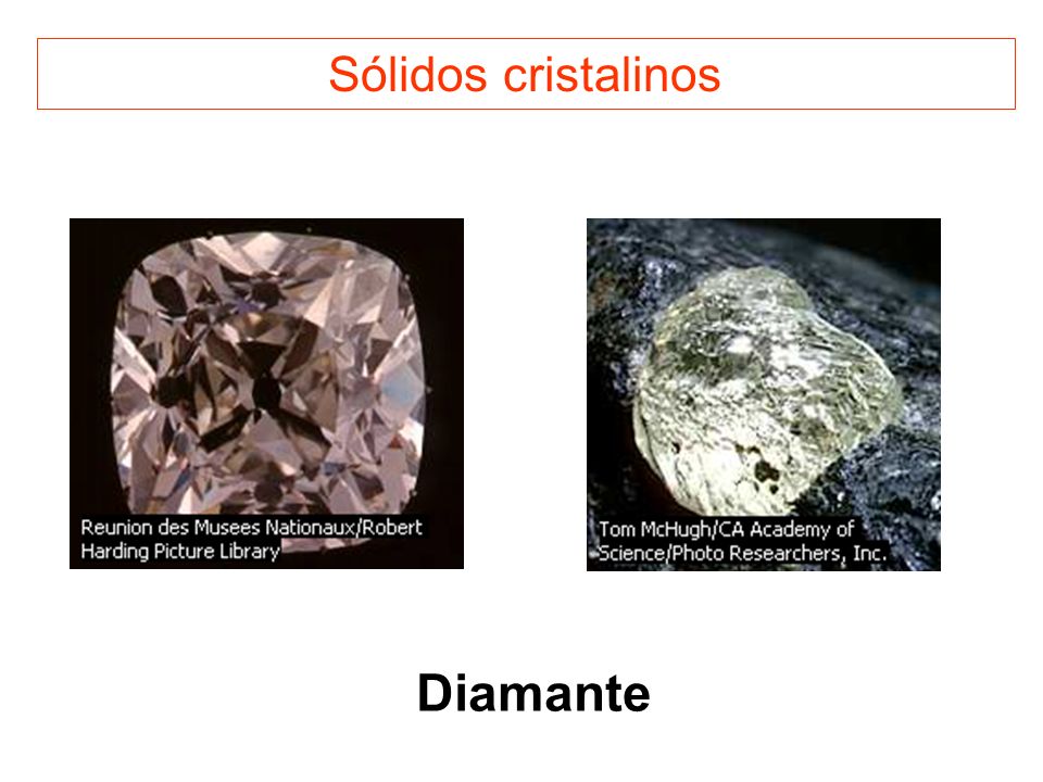 Sólidos cristalinos Diamante