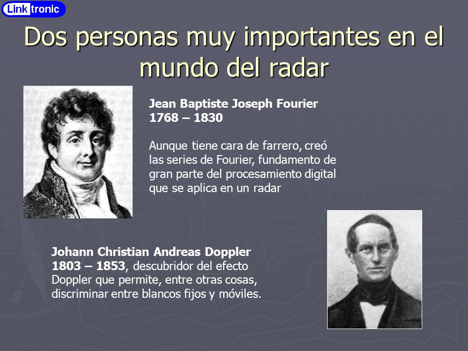 Dos personas muy importantes en el mundo del radar