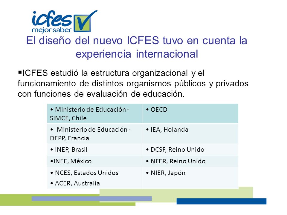 El diseño del nuevo ICFES tuvo en cuenta la experiencia internacional