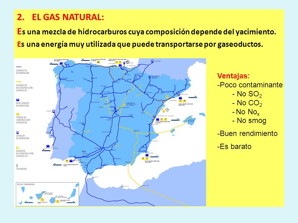 EL GAS NATURAL: Es una mezcla de hidrocarburos cuya composición depende del yacimiento.