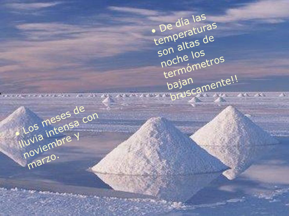 De día las temperaturas son altas de noche los termómetros bajan bruscamente!!