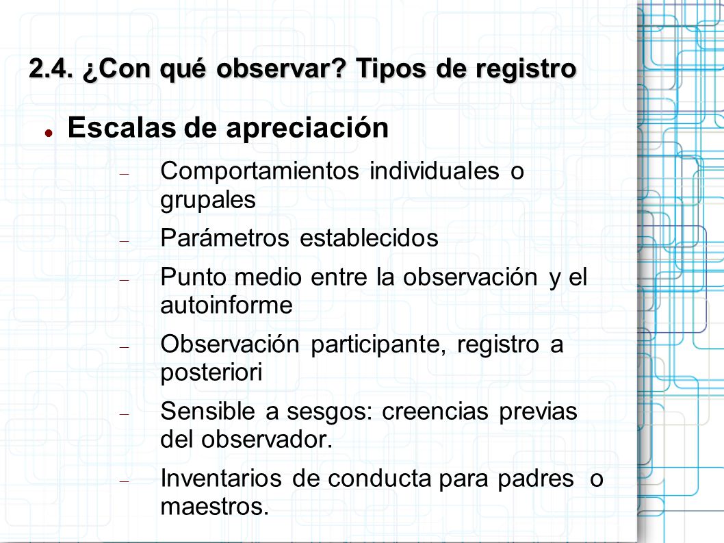 Escalas de apreciación