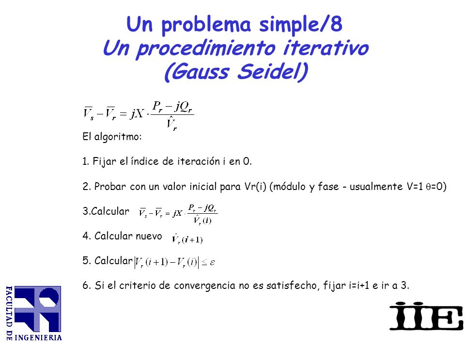 Un procedimiento iterativo