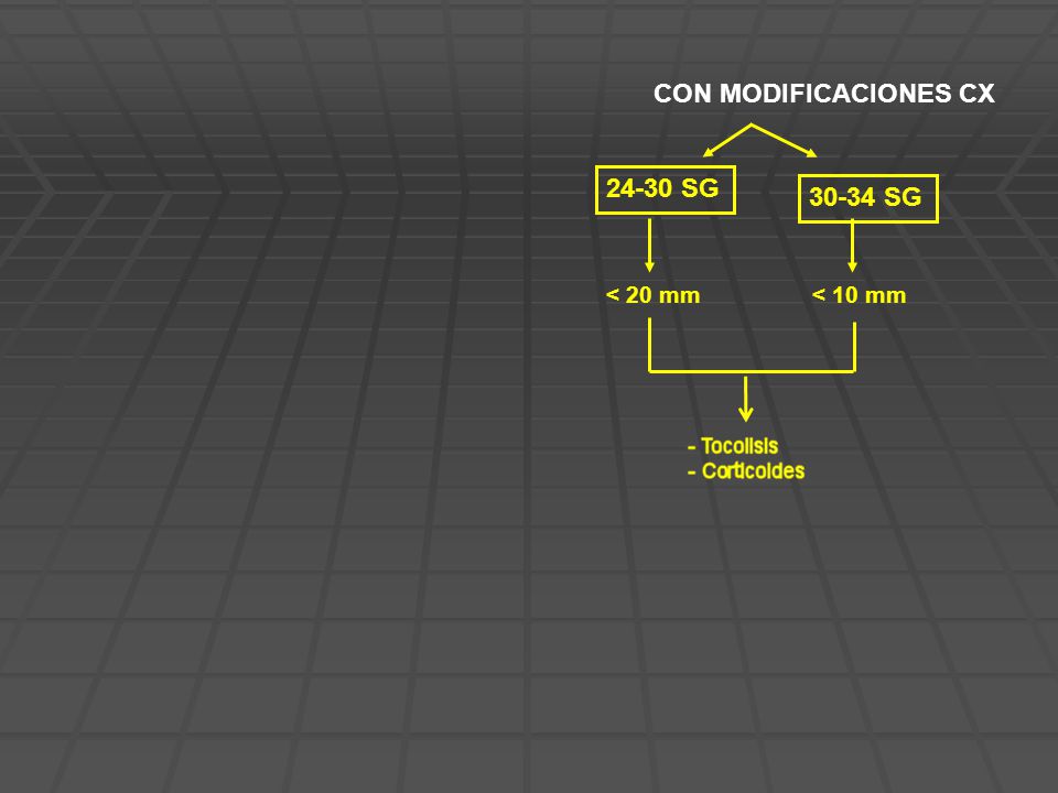 CON MODIFICACIONES CX SG SG < 20 mm < 10 mm