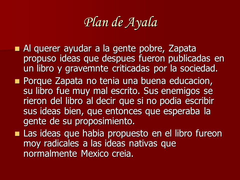 Plan de Ayala