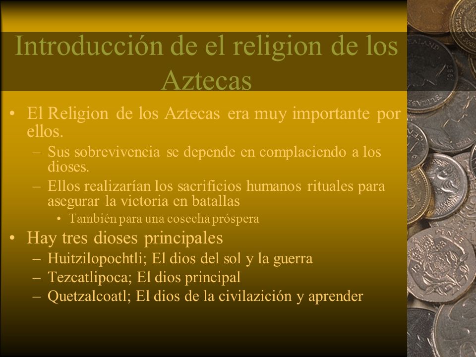 Introducción de el religion de los Aztecas